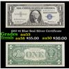 1957 $1 Blue Seal Silver Certificate  Grades Select AU