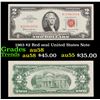 Image 1 : 1963 $2 Red seal United States Note Grades Choice AU/BU Slider