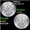 Image 1 : 1886-p Morgan Dollar $1 Grades Select+ Unc