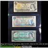 Page of 3 Canada Currency 1967 $1 (CU), 1973 $1 (VF), 1972 $5 (AU)