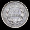 Image 3 : 1850-p Seated Liberty Dime 10c Graded ms62 By SEGS