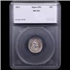 Image 4 : ***Auction Highlight*** 1873-p Open 3 Seated Liberty Dime 10c Graded ms62+ pl By SEGS (fc)