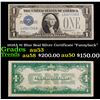 1928A $1 Blue Seal Silver Certificate "Funnyback" Grades Select AU