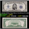 1934C $5 Blue Seal Silver Certificate Fr-1653 Grades Select CU