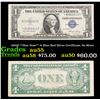 1935E **Star Note** $1 Blue Seal Silver Certificate, No Motto Grades Choice AU
