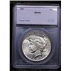 Image 4 : ***Auction Highlight*** 1927-p Peace Dollar $1 Graded ms64+ By SEGS (fc)