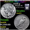***Auction Highlight*** 1928-p Peace Dollar $1 Graded 103 By SEGS (fc)