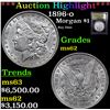 ***Auction Highlight*** 1896-o Morgan Dollar $1 Graded Select Unc By USCG (fc)