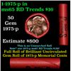 Image 1 : Shotgun Lincoln 1c roll, 1975-p 50 pcs Steel-Strong 50c Wrapper.