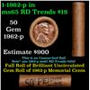 Image 1 : Shotgun Lincoln 1c roll, 1962-p 50 pcs Brandt Wrapper.