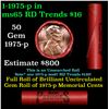 Image 1 : Shotgun Lincoln 1c roll, 1975-p 50 pcs Steel-Strong 50c Wrapper.