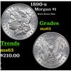 Image 1 : 1890-s Morgan Dollar $1 Grades Select Unc