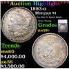 ***Auction Highlight*** 1893-o Morgan Dollar $1 Graded au58+ By SEGS (fc)