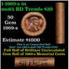 Image 1 : Shotgun Lincoln 1c roll, 1969-s 50 pcs Brandt Wrapper.