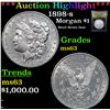 Image 1 : ***Auction Highlight*** 1898-s Morgan Dollar $1 Graded Select Unc By USCG (fc)