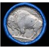 Image 3 : Buffalo Nickel Shotgun Roll in Old Bank Style '  Abbott Coin Counter' Wrapper 1935 & p Mint Ends