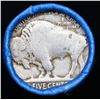 Image 3 : Buffalo Nickel Shotgun Roll in Old Bank Style '  Abbott Coin Counter' Wrapper 1937 & d Mint Ends