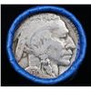 Image 2 : Buffalo Nickel Shotgun Roll in Old Bank Style '  Abbott Coin Counter' Wrapper 1930 & p Mint Ends