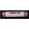 Image 3 : Shotgun Lincoln 1c roll, 1973-p 50 pcs Bank 50c Wrapper.