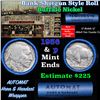 Image 1 : Buffalo Nickel Shotgun Roll in Old Bank Style '  Abbott Coin Counter' Wrapper 1936 & p Mint Ends