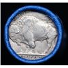 Image 3 : Buffalo Nickel Shotgun Roll in Old Bank Style '  Abbott Coin Counter' Wrapper 1936 & p Mint Ends