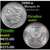 Image 1 : 1880-o Morgan Dollar $1 Grades Select Unc