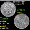 Image 1 : 1878-p 7TF Morgan Dollar $1 Grades Select Unc