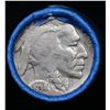 Image 2 : Buffalo Nickel Shotgun Roll in Old Bank Style '  Abbott Coin Counter' Wrapper 1934 & p Mint Ends