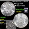 1880/9-s Morgan Dollar Vam-11 Hot 50 $1 Graded ms65+ By SEGS