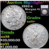 ***Auction Highlight*** 1892-s Morgan Dollar $1 Graded au55+ By SEGS (fc)