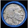 Image 2 : Buffalo Nickel Shotgun Roll in Old Bank Style '  Abbott Coin Counter' Wrapper 1935 & p Mint Ends