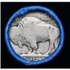 Image 3 : Buffalo Nickel Shotgun Roll in Old Bank Style '  Abbott Coin Counter' Wrapper 1935 & p Mint Ends