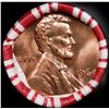Image 2 : Shotgun Lincoln 1c roll, 1964-p 50 pcs Bank 50c Wrapper.