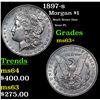 Image 1 : 1897-s Morgan Dollar $1 Grades Select+ Unc