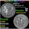 ***Auction Highlight*** 1893-o Morgan Dollar $1 Graded xf40 details By SEGS (fc)