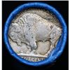 Image 3 : Buffalo Nickel Shotgun Roll in Old Bank Style '  Abbott Coin Counter' Wrapper 1937 & d Mint Ends