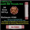 Image 1 : Shotgun Lincoln 1c roll, 1973-p 50 pcs Bank 50c Wrapper.
