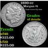 1890-cc Morgan Dollar $1 Grades xf details