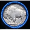 Image 3 : Buffalo Nickel Shotgun Roll in Old Bank Style '  Abbott Coin Counter' Wrapper 1937 & p Mint Ends