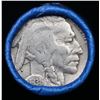 Image 2 : Buffalo Nickel Shotgun Roll in Old Bank Style '  Abbott Coin Counter' Wrapper 1936 & s Mint Ends