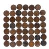Lot - approx.50 King George Canada One Cent Coins