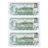 Image 2 : Lot 3 Bank of Canada $1 BCY in Sequence UNC