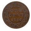 Image 1 : Canada - Victoria 1886 Large One Cent Coin VG