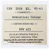 Image 3 : Canada, 2018  $2 Amisrice: Colour M#63 ICCS