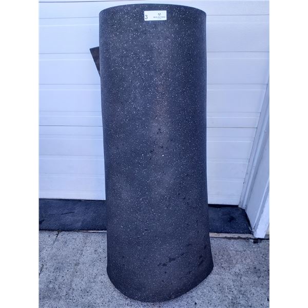 Rubber Flooring 4 Feet Wide x 18 Feet Long x 1/4 Inch Thick