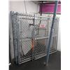 Image 2 : Chain Link Dog Kennels 4 Feet Wide x 6 Feet Long x 5 Feet High - Includes Gate