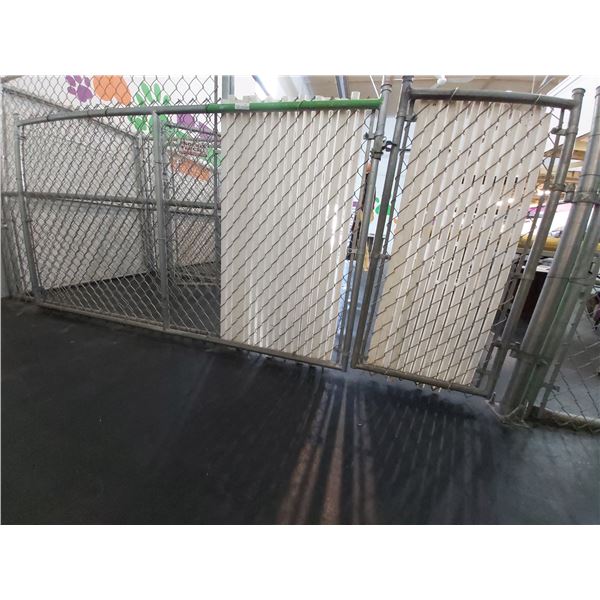 1 Chainlink Section & Gate -Gate is 2 Feet Wide x 4 Feet High & Section is7 Feet Wide x 4 Feet High