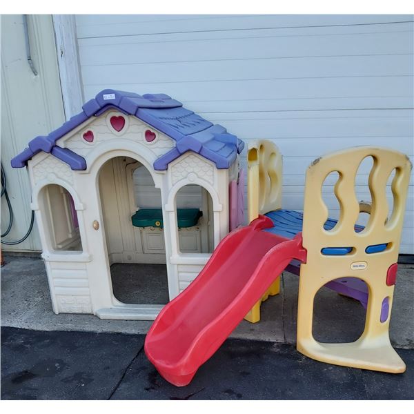 Little Tikes Playhouse - 4 Feet High x 4 Feet Wide x 5 Feet High *Has some wear and damage