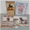 Image 3 : 4 Tin Dog Signs and 11 Magnets