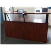 Image 1 : Reception Desk 6 Feet x 6 Feet x 42 Inches High - Has 3 Drawers (Computer not included)